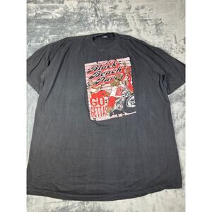 2007 Black Beach Party T-Shirt Men’s 5XL Harlem USA Biker Graphic Sexy Back Y2K